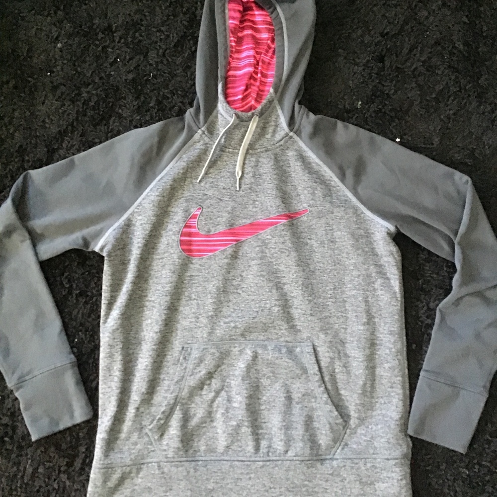 Nike dark gray hoodie